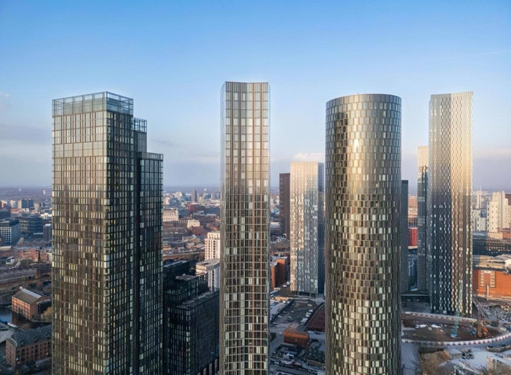 Luxury 2 Bed Penthouse With Stunning Views In Manchester City Centre Exterior foto